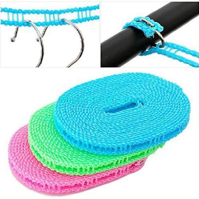 Clothesline Drying Nylon Rope with Hooks Clothesline Drying Nylon Rope with Hooks